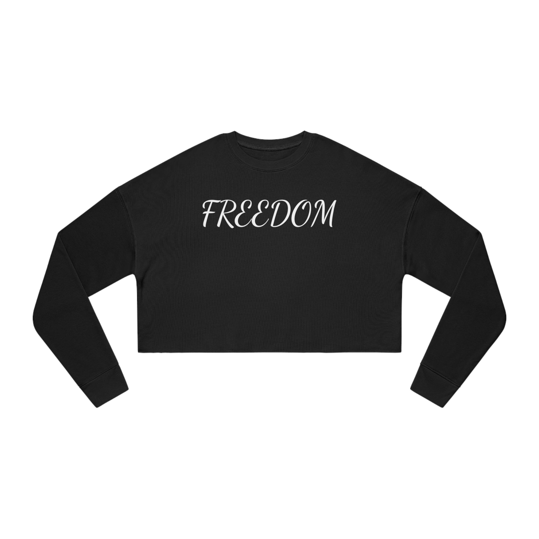#4508 FREEDOM Women's Cropped Sweatshirt