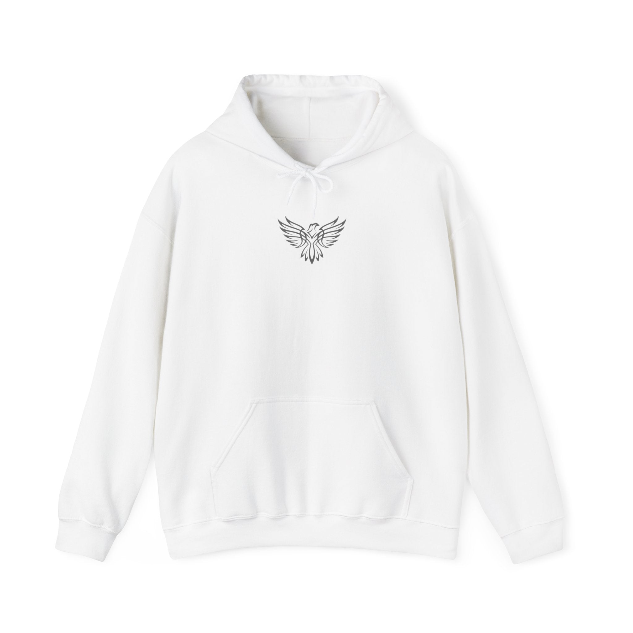 #4006 White Hooded Sweatshirt