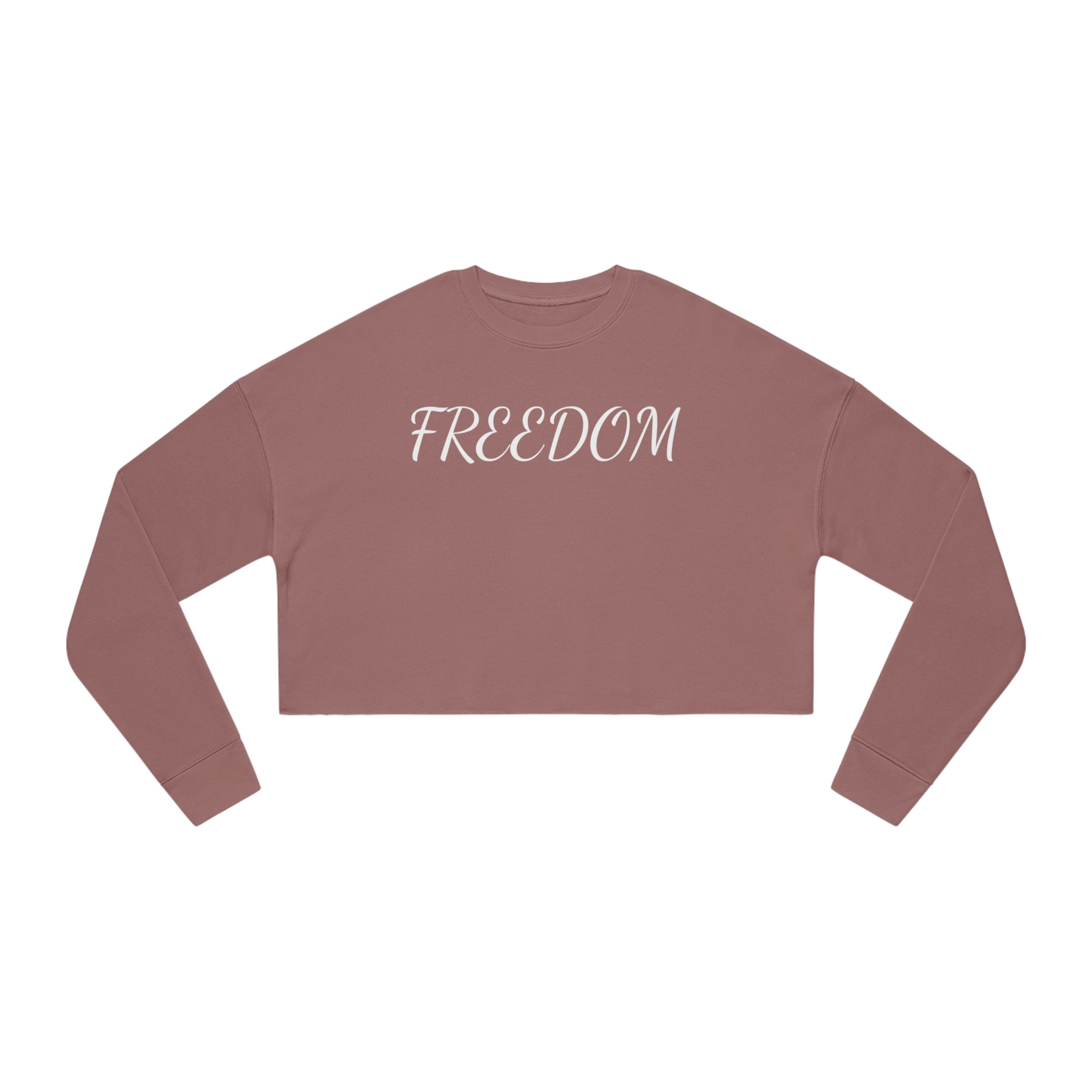#4508 FREEDOM Women's Cropped Sweatshirt