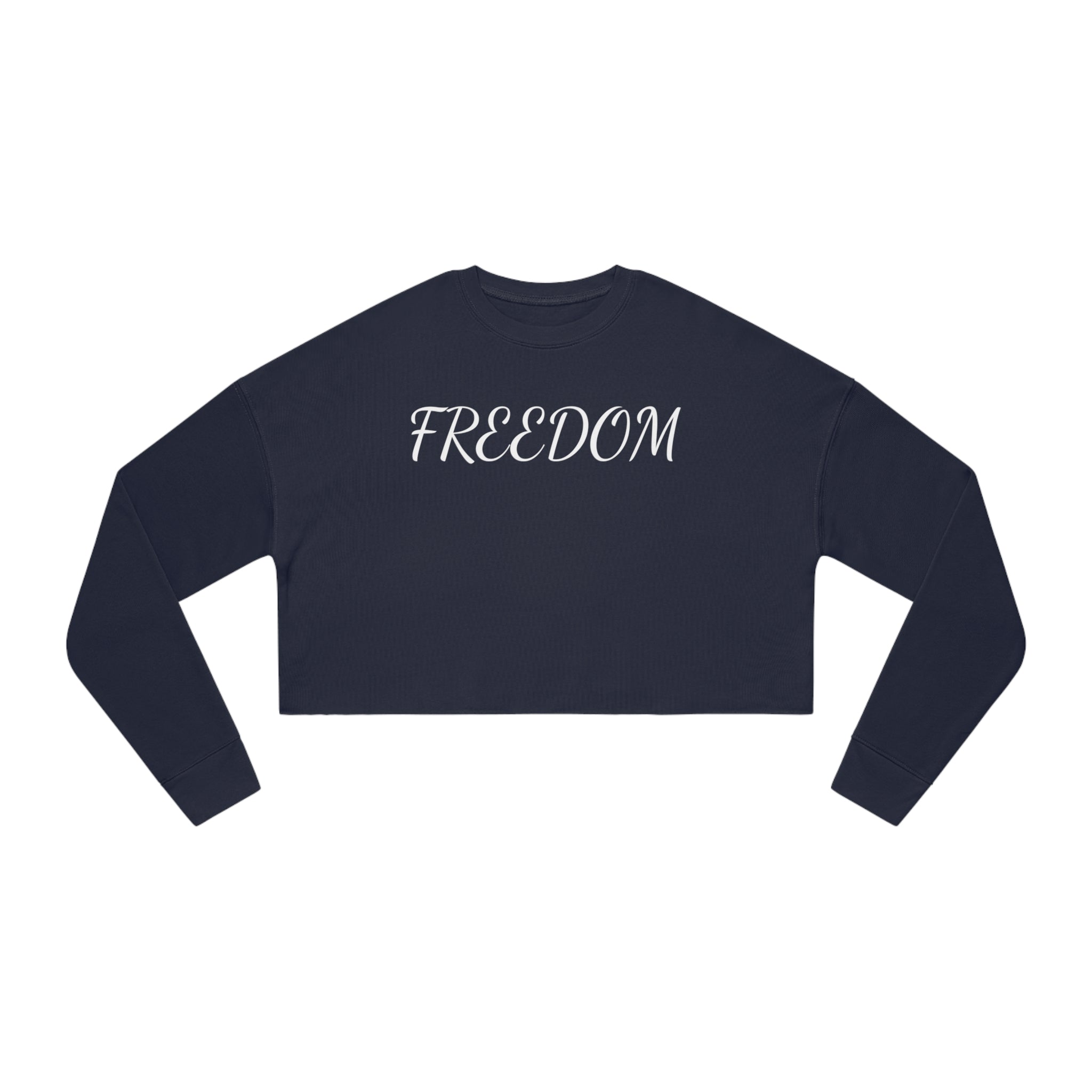 #4508 FREEDOM Women's Cropped Sweatshirt