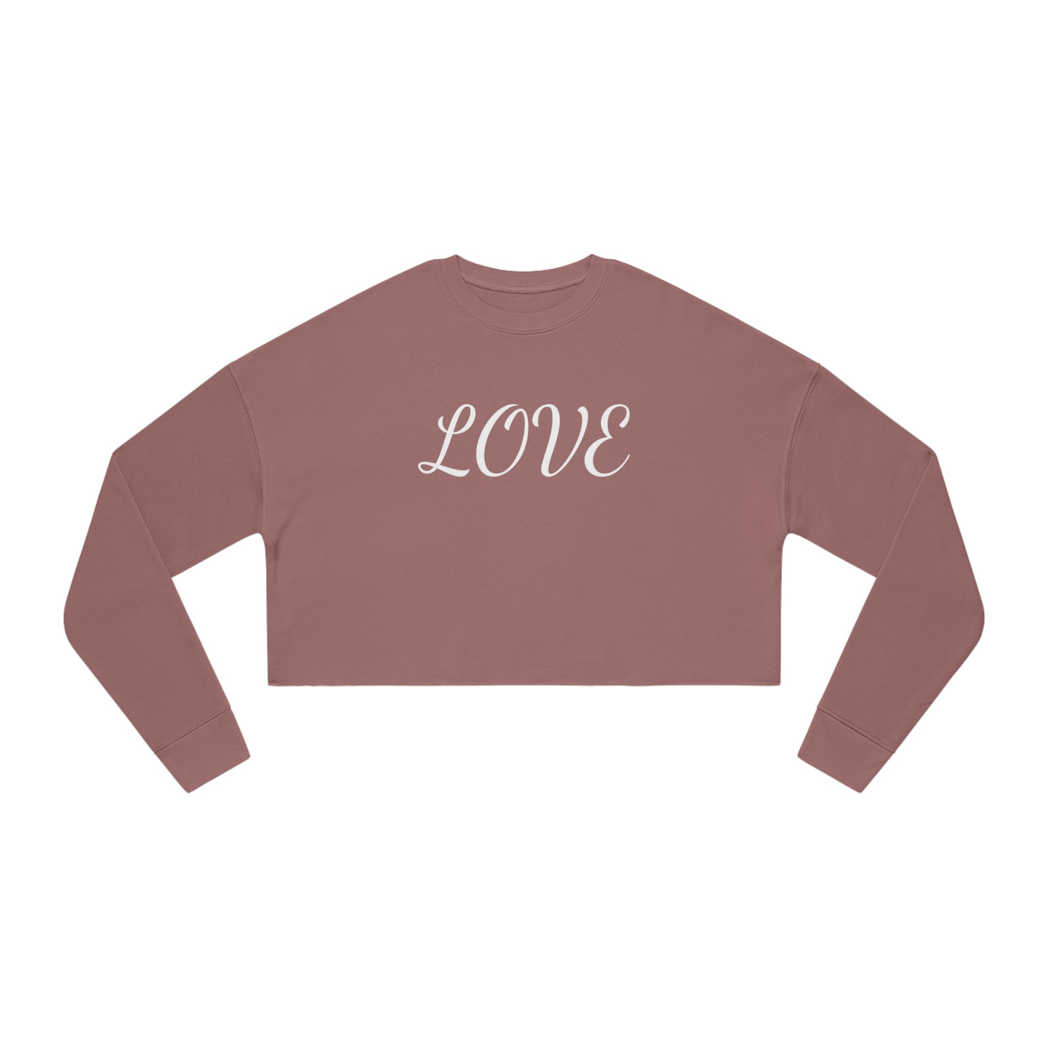 Cropped Fleece Sweatshirt | Love | Free Way Thinker | 4510