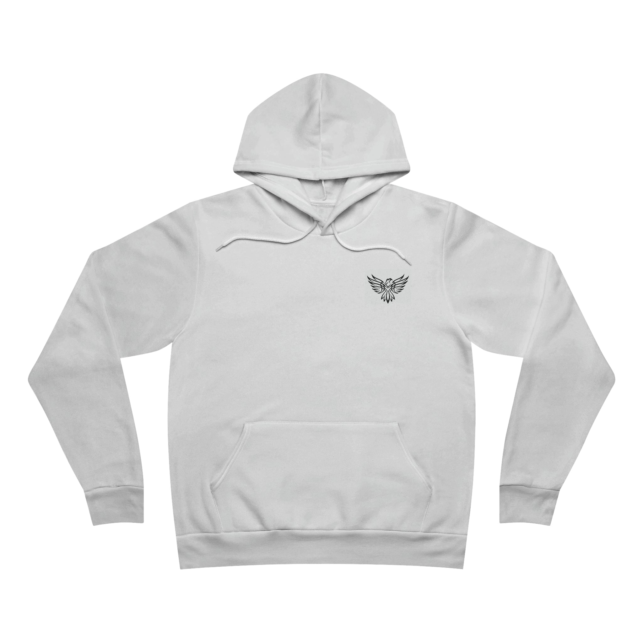 #4017 FREEWAY Pocket logo Unisex Sponge Fleece Pullover Hoodie