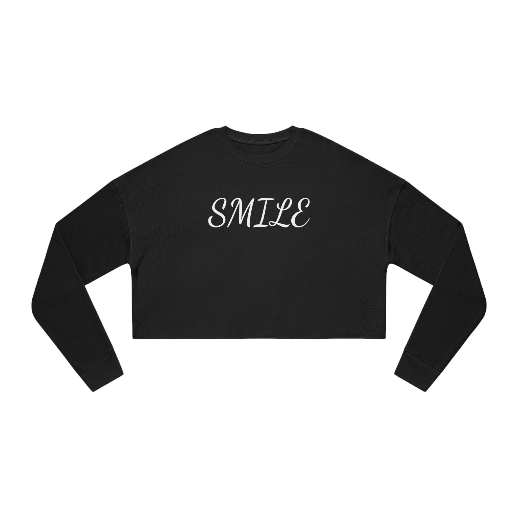 Cropped Fleece Sweatshirt | Smile | Free Way Thinker | 4023