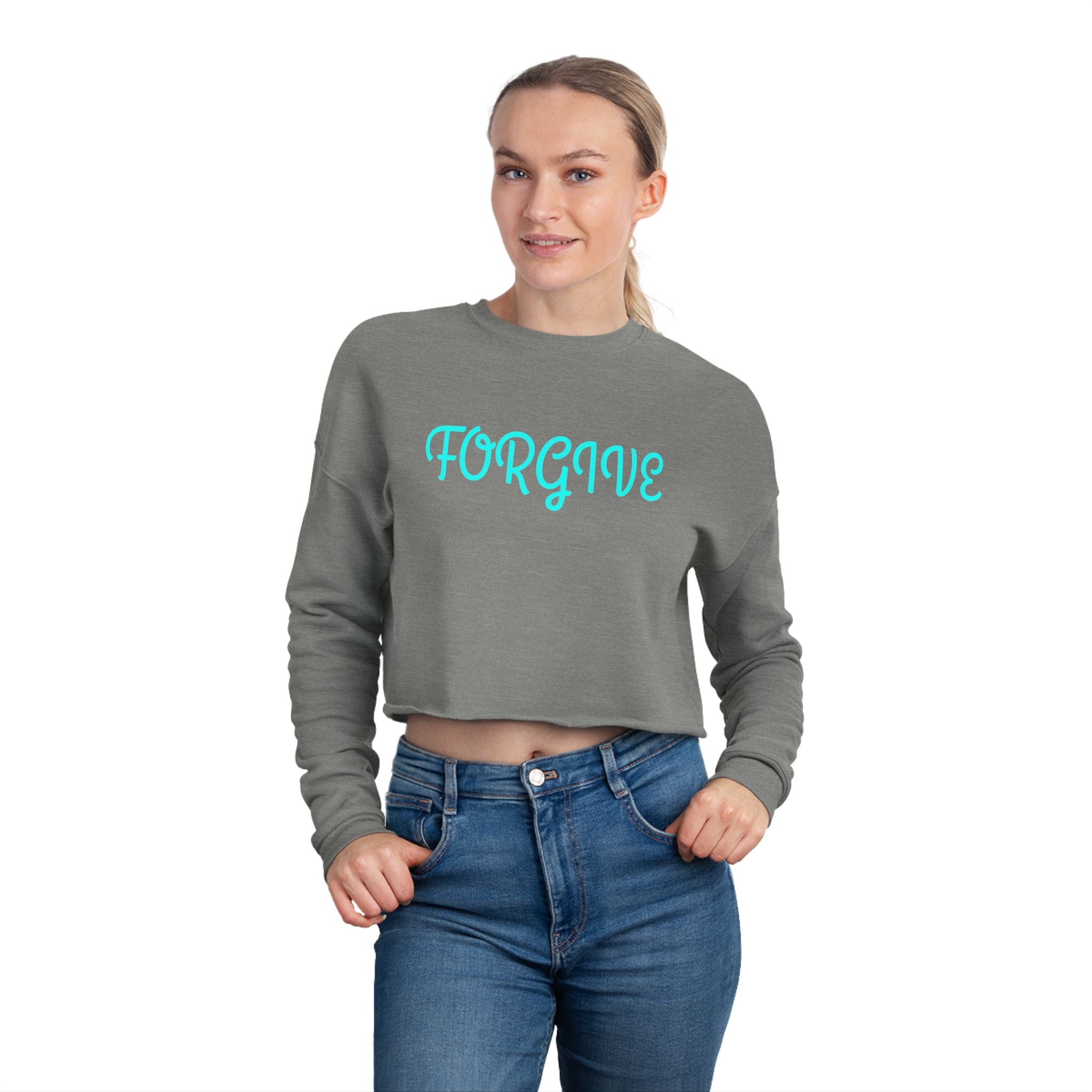 Cropped Sweatshirt | Forgive | Freeway Thinker | 4505