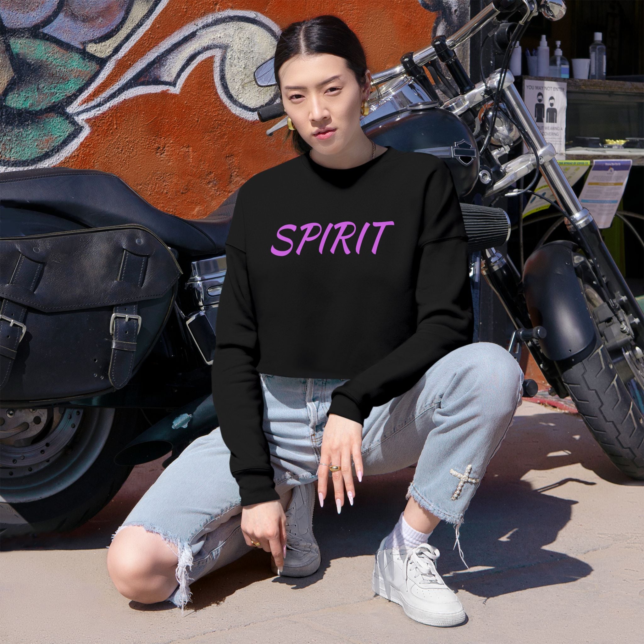 Cropped Sweatshirt | Spirit | Freeway Thinker | 4502