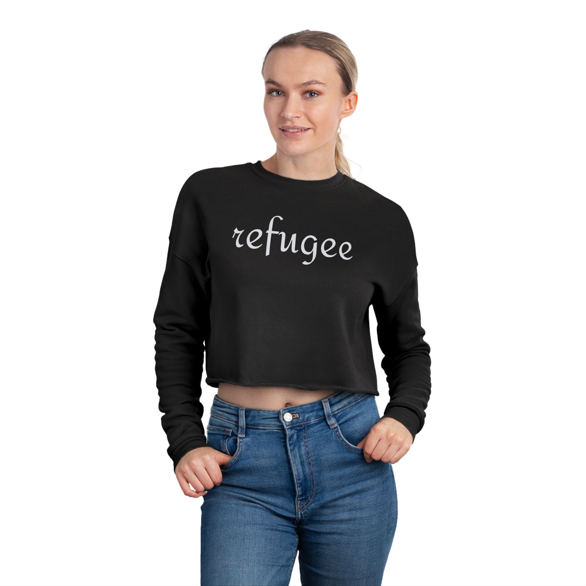 Cropped Sweatshirt | Refugee | Freeway Thinker | 4504