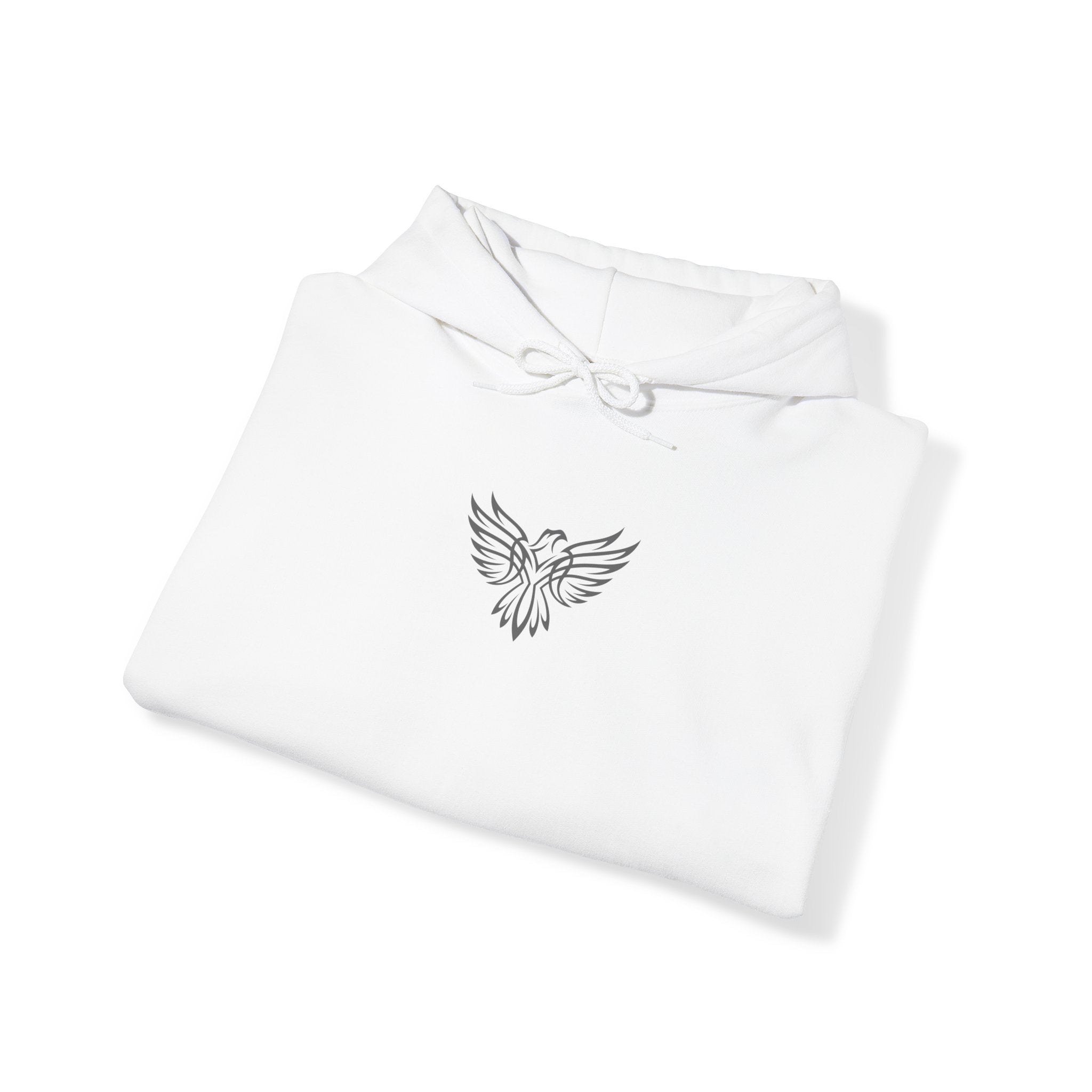 #4006 White Hooded Sweatshirt