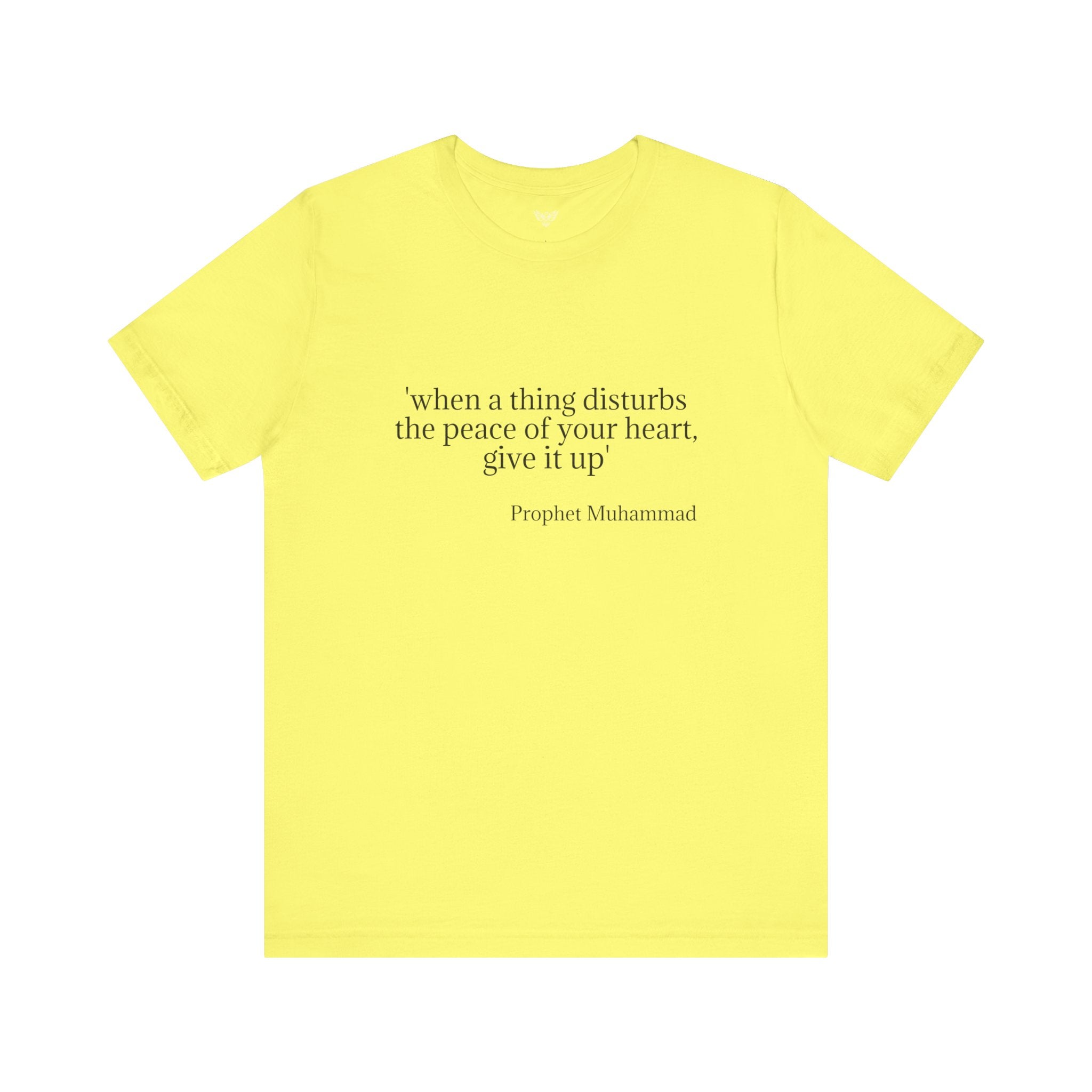 #7010 WHEN A THING DISTURBS THE PEACE OF YOUR HEART...