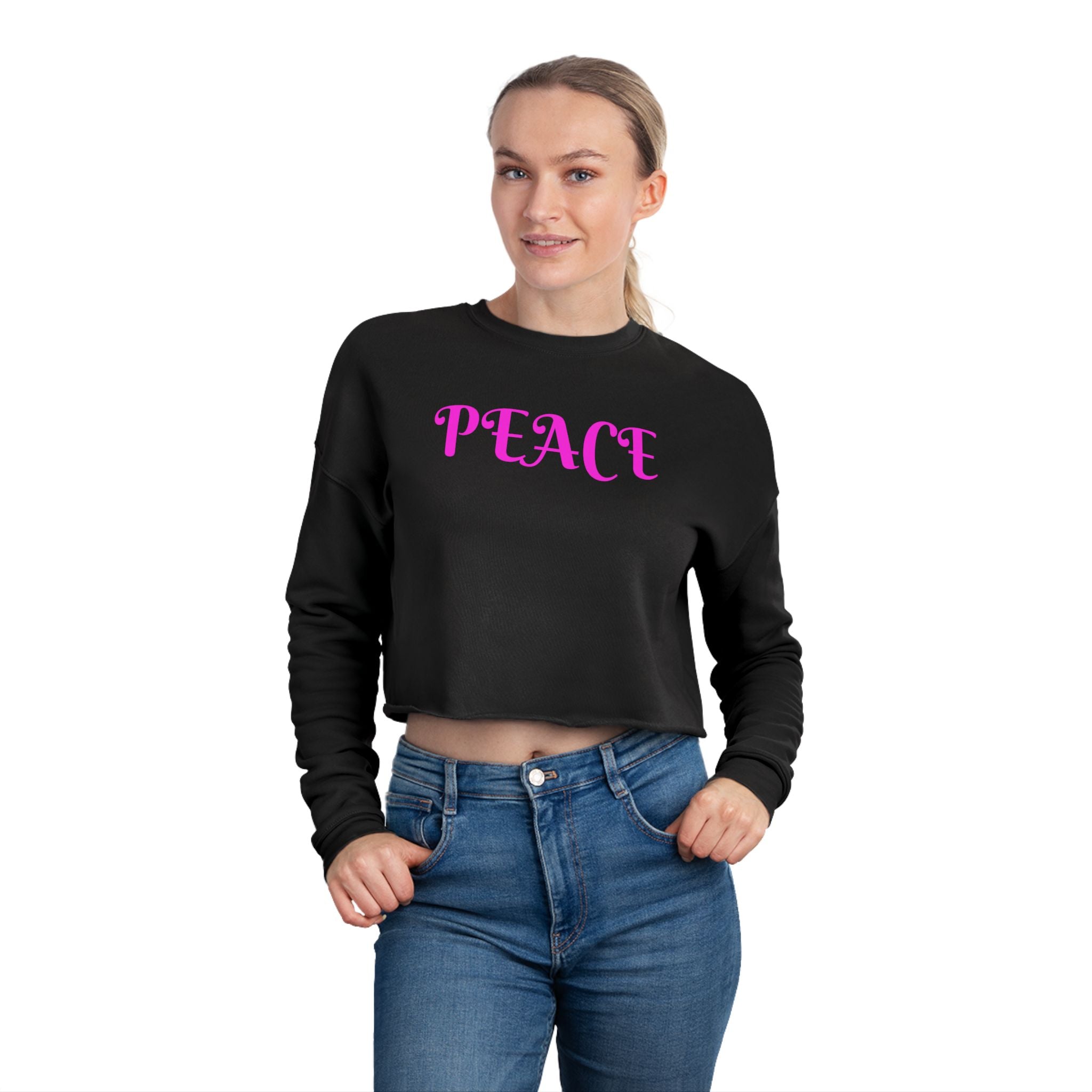 Cropped Sweatshirt | Peace | Freeway Thinker | 4511