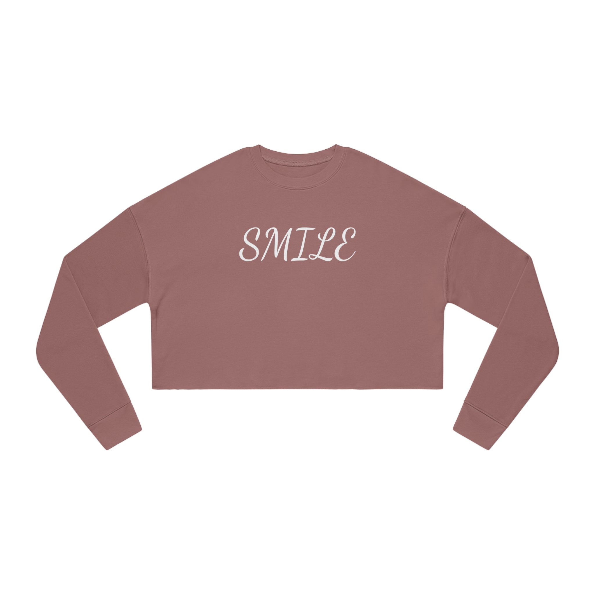 Cropped Fleece Sweatshirt | Smile | Free Way Thinker | 4023
