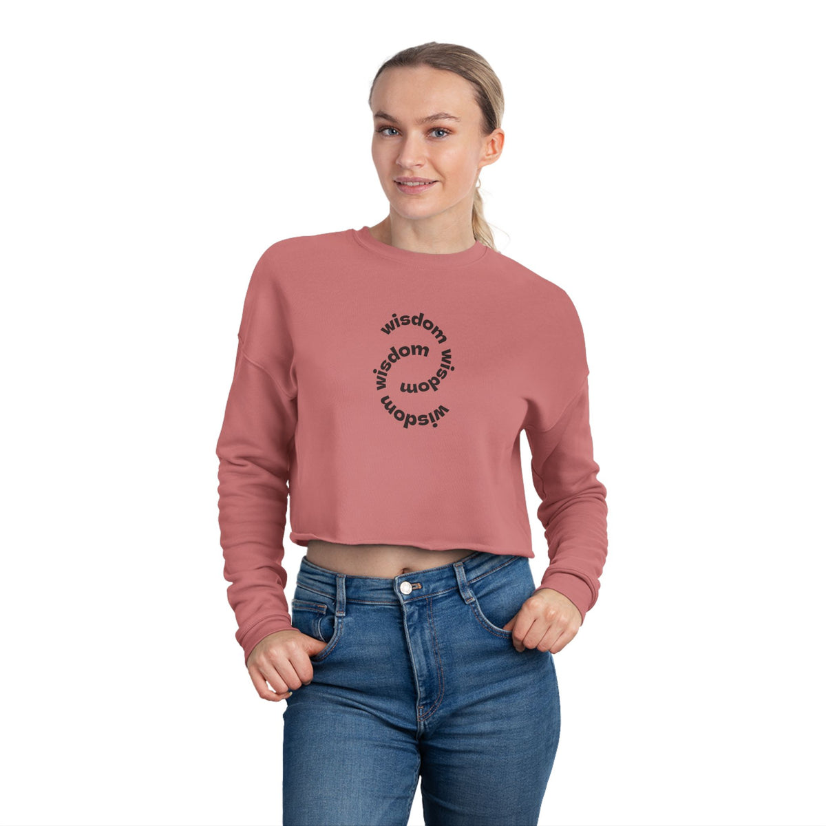Cropped Sweatshirt | Wisdom | Freeway Thinker | 4517