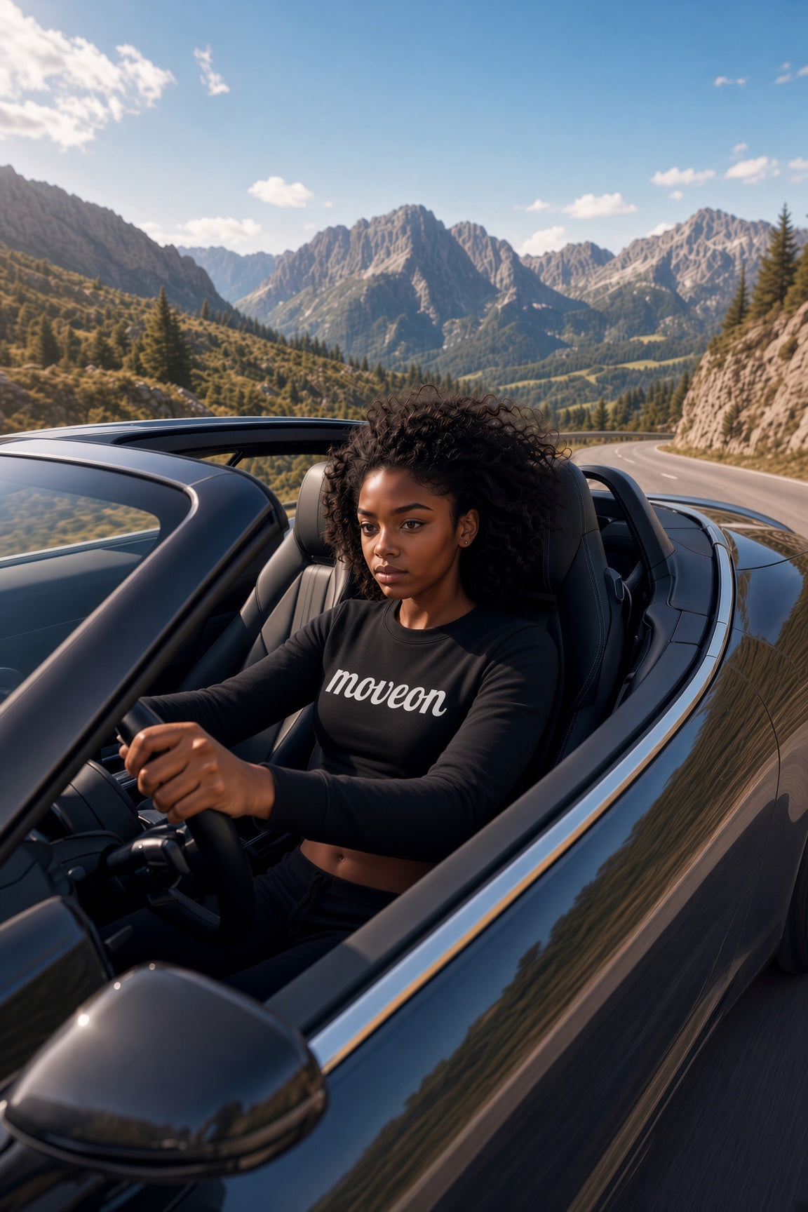 Cropped Sweatshirt | Moveon| Freeway Thinker | 4508