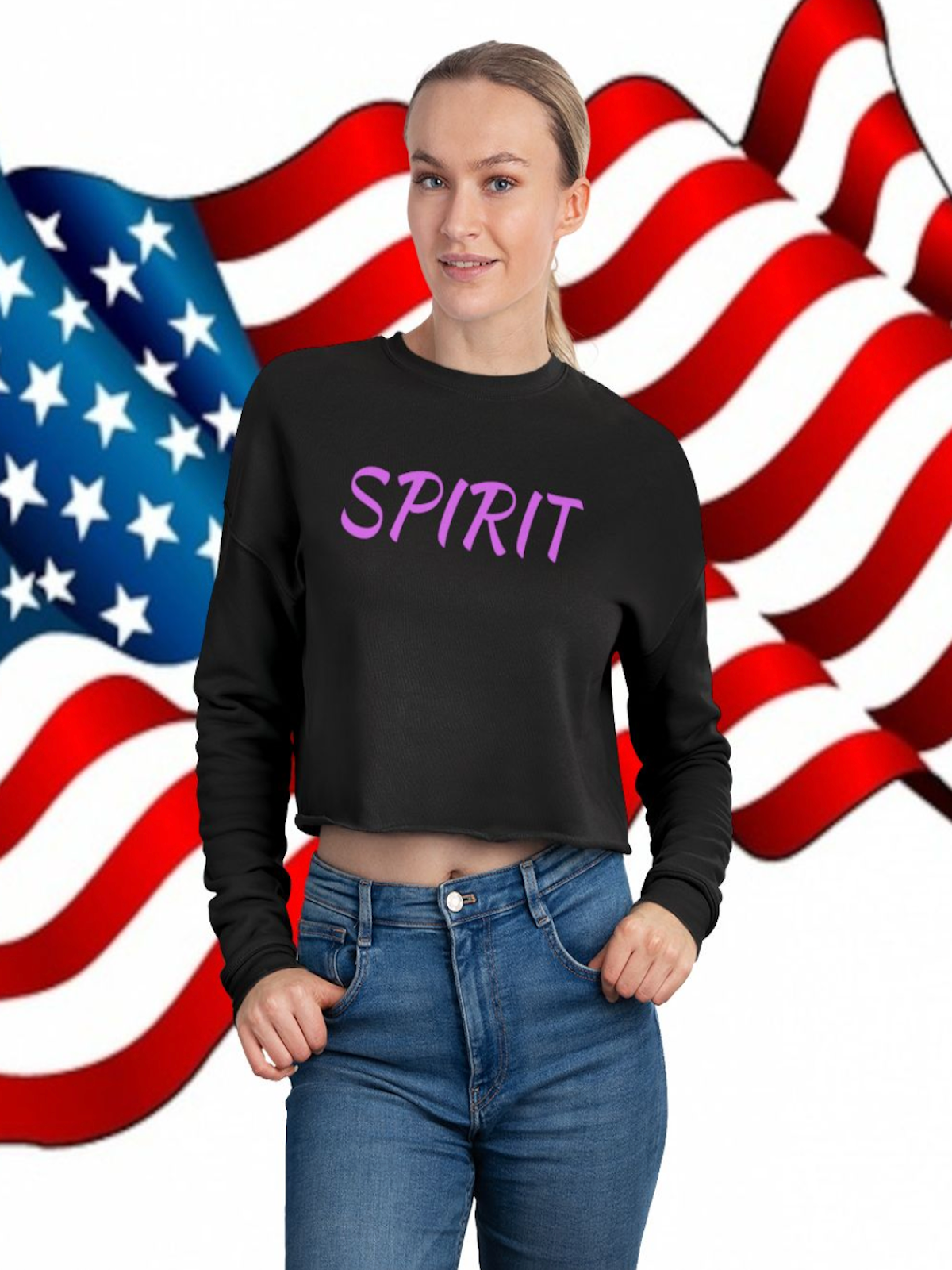 Cropped Sweatshirt | Spirit | Freeway Thinker | 4502