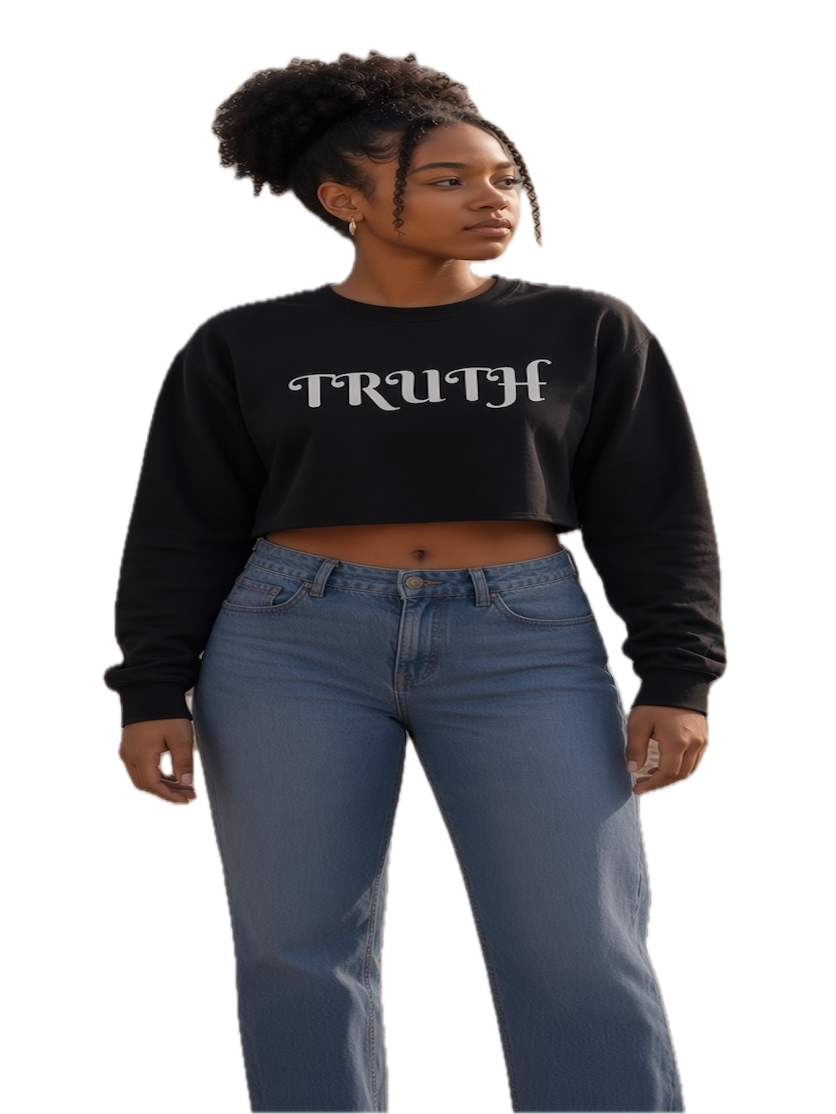 Cropped Sweatshirt | Truth | Freeway Thinker | 4516
