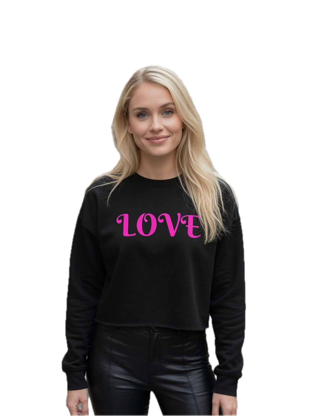 Cropped Sweatshirt | Love | Freeway Thinker | 4515