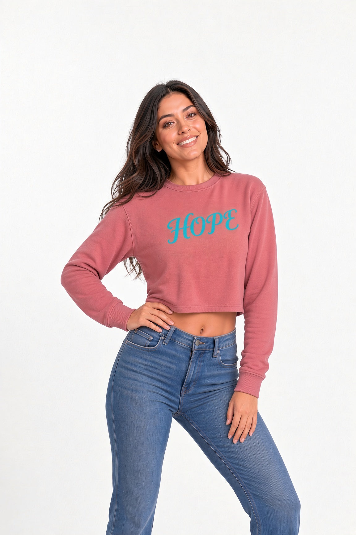 Cropped Sweatshirt | Hope | Free Way Thinker | 4509