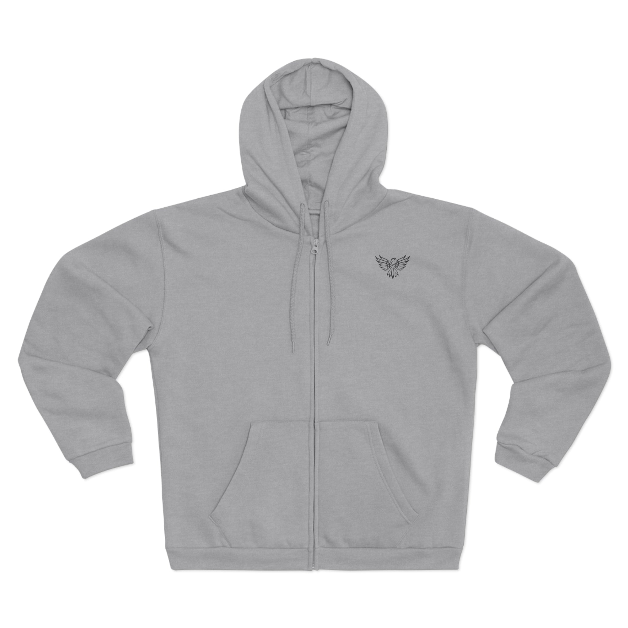 #4003  HOODED FREE WAY LOGO ZIP SWEATSHIRT