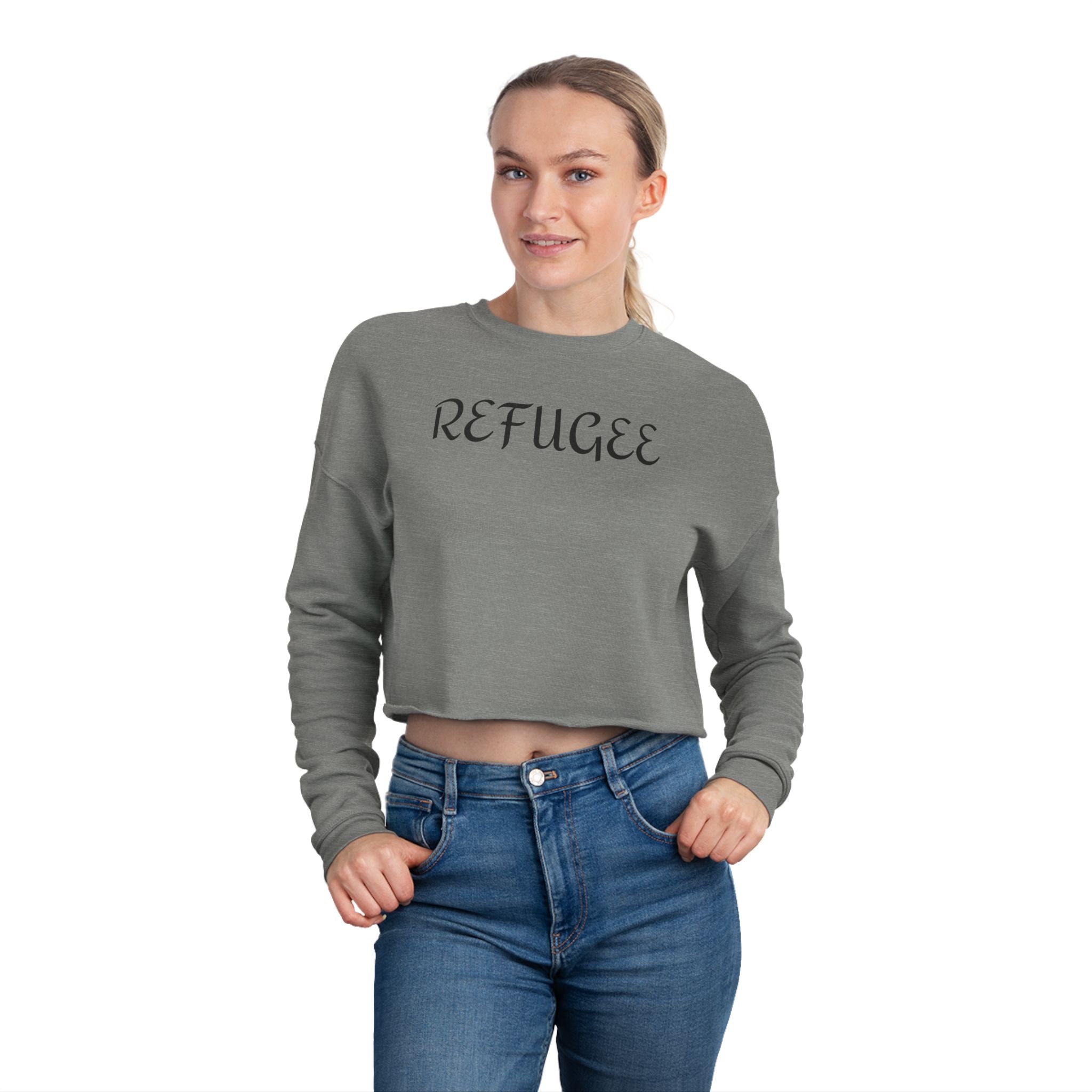Cropped Sweatshirt | Refugee | Freeway Thinker | 4504