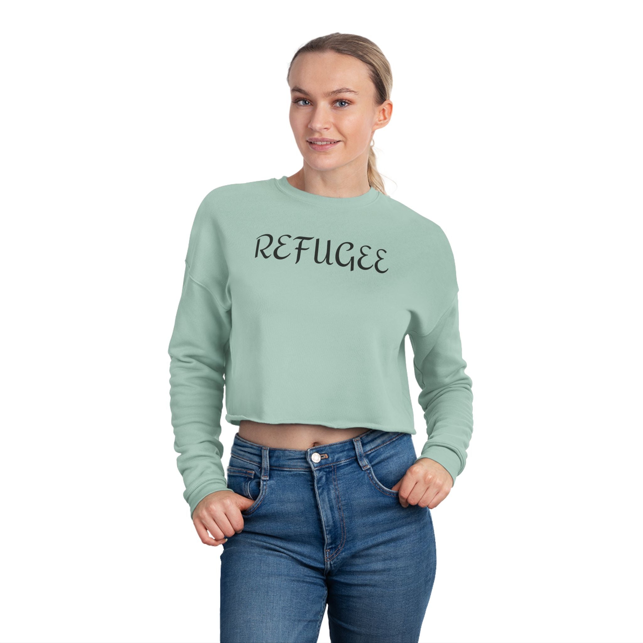 Cropped Sweatshirt | Refugee | Freeway Thinker | 4504